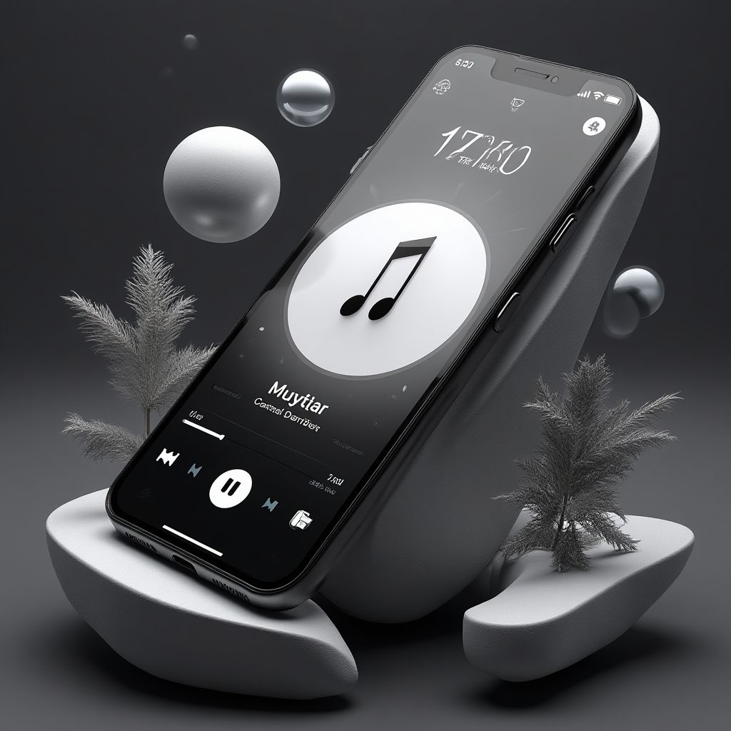 Diseño de interfaz para aplicación de música