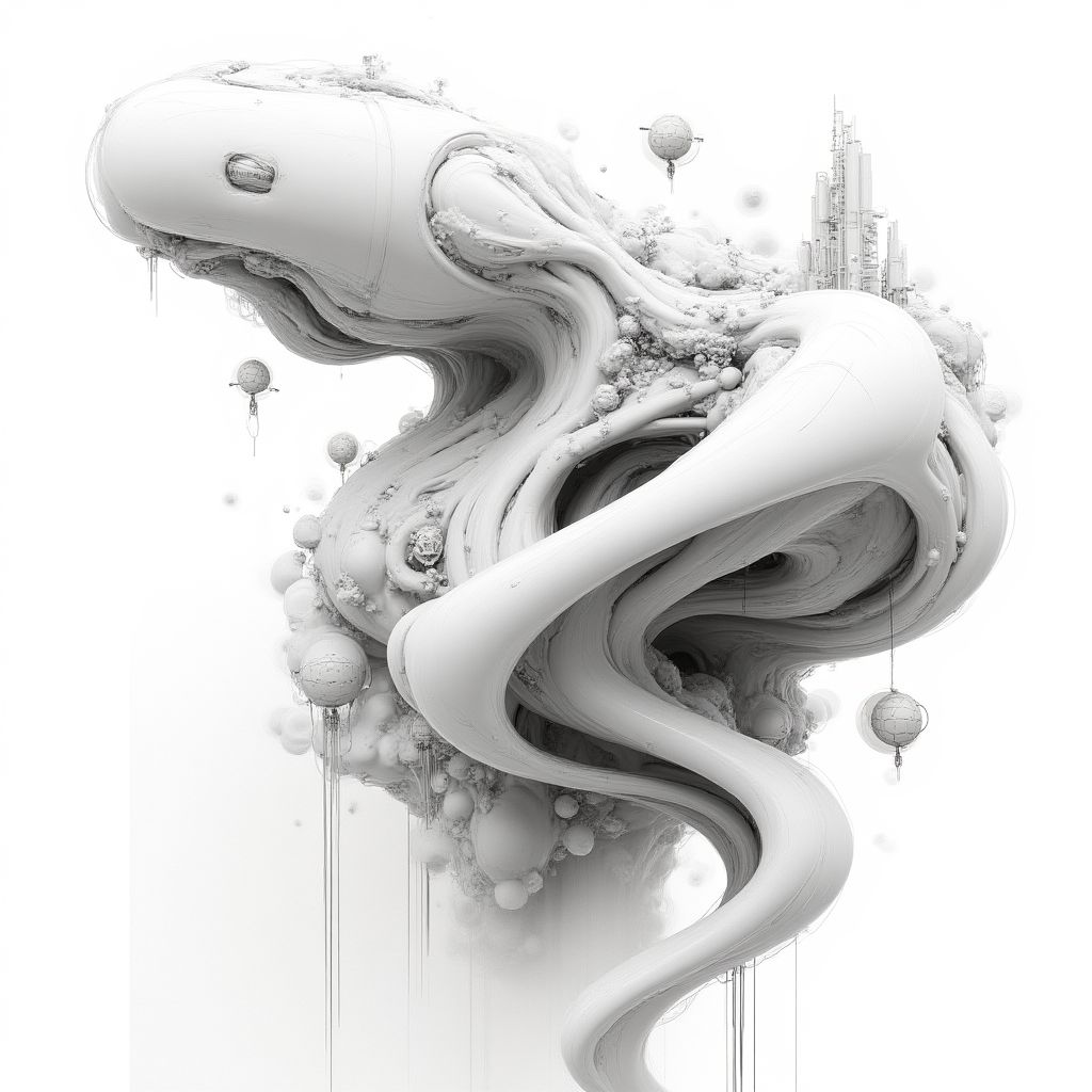 Ilustración digital conceptual